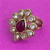 Antique Adjustable Ring With Mehndi Plating