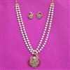 Cz Peacock Pendant Set With Gold Plating