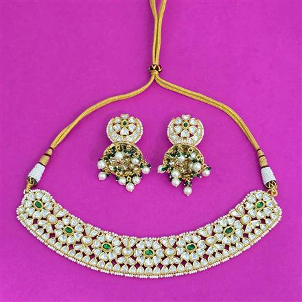 Kundan Classic Necklace With Gold Plating