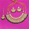 Kundan Classic Necklace With Matte Gold Plating