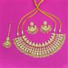 Kundan Classic Necklace With Matte Gold Plating