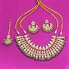 Kundan Classic Necklace With Matte Gold Plating
