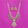 Kundan Long Necklace With Gold Plating