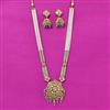 Kundan Long Necklace Set With Gold Plating