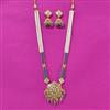 Kundan Long Necklace Set With Gold Plating