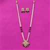 Kundan Long Necklace Set With Gold Plating