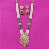Kundan Long Necklace Set With Gold Plating