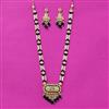 Kundan Long Necklace Set With Gold Plating