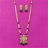 Kundan Long Necklace Set With Gold Plating
