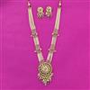 Kundan Long Necklace Set With Gold Plating