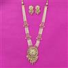 Kundan Long Necklace Set With Gold Plating
