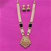 Kundan Long Necklace Set With Gold Plating