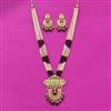 Kundan Long Necklace Set With Gold Plating