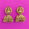 Antique Jhumki With Matte Gold Plating