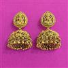 Antique Jhumki With Matte Gold Plating