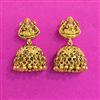 Antique Jhumki With Matte Gold Plating