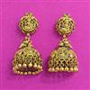Antique Jhumki With Matte Gold Plating