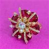Kundan Adjustable Ring With Carat Plating