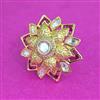 Kundan Adjustable Ring With Carat Plating