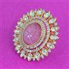 Kundan Adjustable Ring With Carat Plating