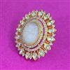 Kundan Adjustable Ring With Carat Plating