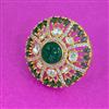 Kundan Adjustable Ring With Carat Plating