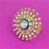 Kundan Meenakari Ring With Carat Plating