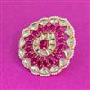 Kundan Adjustable Ring With Carat Plating