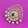 Kundan Adjustable Ring With Carat Plating