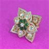 Kundan Adjustable Ring With Carat Plating