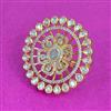 Kundan Adjustable Ring With Carat Plating