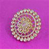 Kundan Adjustable Ring With Carat Plating