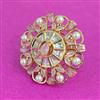 Kundan Adjustable Ring With Carat Plating
