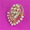 Kundan Adjustable Ring With Carat Plating