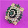 Kundan Adjustable Ring With Carat Plating