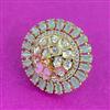 Kundan Adjustable Ring With Carat Plating