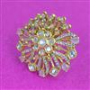 Kundan Adjustable Ring With Victorian Plating