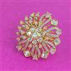Kundan Adjustable Ring With Carat Plating