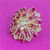 Kundan Adjustable Ring With Carat Plating