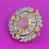 Kundan Adjustable Ring With Carat Plating