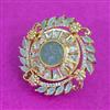 Kundan Adjustable Ring With Carat Plating