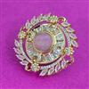 Kundan Adjustable Ring With Carat Plating