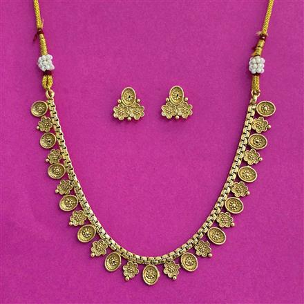 Antique Classic Necklace With Gold Plating