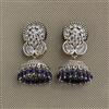 Antique Jhumki With Mehndi Plating