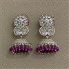 Antique Jhumki With Mehndi Plating