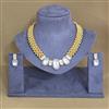Kundan Classic Necklace With Black Plating