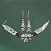 Kundan Choker Necklace With Rhodium Plating