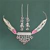 Cubic Zirconia Choker Necklace With Rhodium Plating