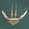 Cubic Zirconia Choker Necklace With 2 Tone Plating