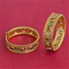 Antique Meenakari Bangles With Gold Plating